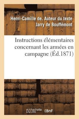 Instructions lmentaires Concernant Les Armes En Campagne 1