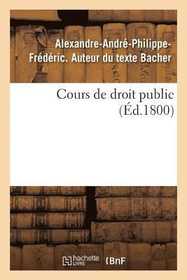 Cours de Droit Public 1