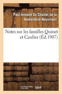 Notes Sur Les Familles Quinet Et Caulier 1