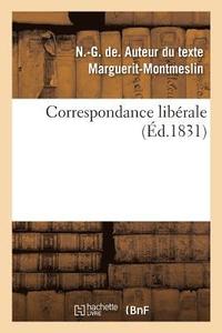 bokomslag Correspondance Librale