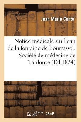 Notice Médicale Sur l'Eau de la Fontaine de Bourrassol