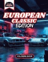 bokomslag Revline Coloring European Classic Car Coloring Book