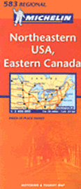bokomslag USA Northeastern, Eastern Canada - Map 583