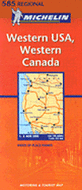 bokomslag USA West, Canada West - Map 585