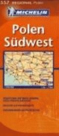 bokomslag Michelin Regionalkarte Polen Süd-West 1 : 300 000