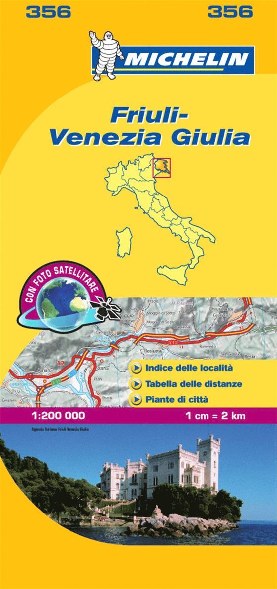 Michelin - Friuli Venezia Giulia - Michelin Local Map 356, Övrigt