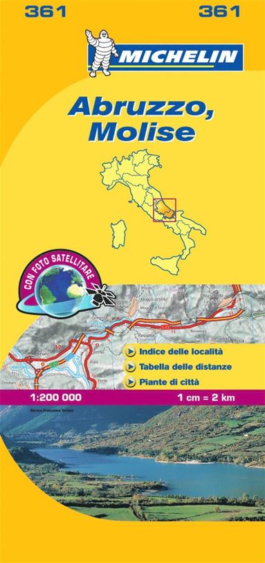 bokomslag Abruzzo & Molise - Michelin Local Map 361