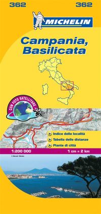 bokomslag Campania - Michelin Local Map 362