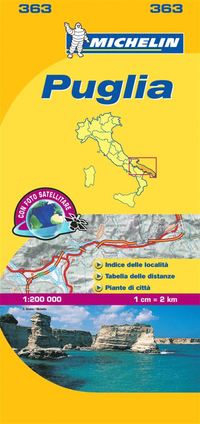 bokomslag Puglia - Michelin Local Map 363