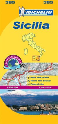 bokomslag Sicily - Michelin Local Map 365