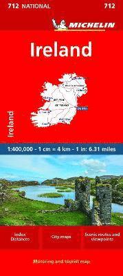 bokomslag Ireland - Michelin National Map 712