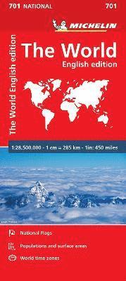 bokomslag World - Michelin National Map 701