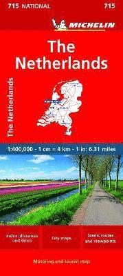 bokomslag Netherlands - Michelin National Map 715