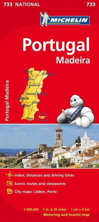 bokomslag Portugal &; Madeira - Michelin National Map 733