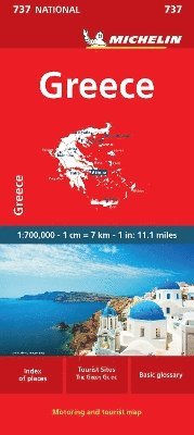 bokomslag Greece - Michelin National Map 737
