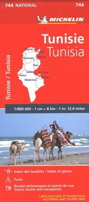 bokomslag Tunisia - Michelin National Map 744