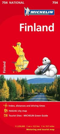 bokomslag Finland  1:1.250.000 Michelin 754
