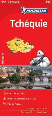 bokomslag Czechia - Michelin National Map 755