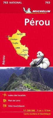 bokomslag Peru - Michelin National Map 763