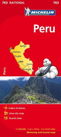bokomslag Peru Michelin 763 karta : 1:1,5milj