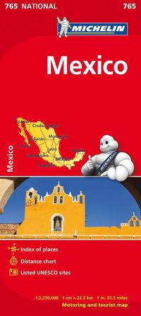 bokomslag Mexico - Michelin National Map 765