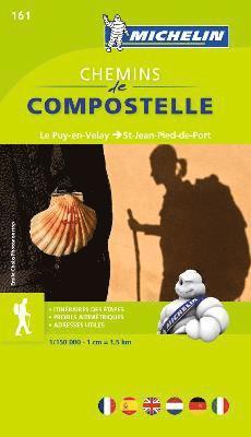 bokomslag Le chemin de Compostelle - Zoom Map 161