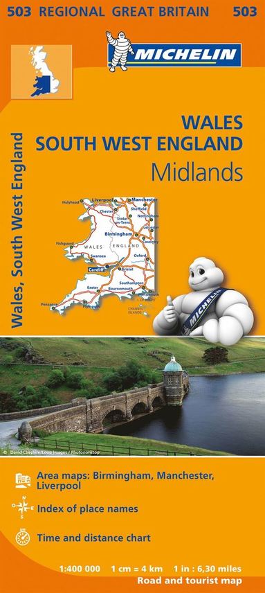 bokomslag Wales - Michelin Regional Map 503