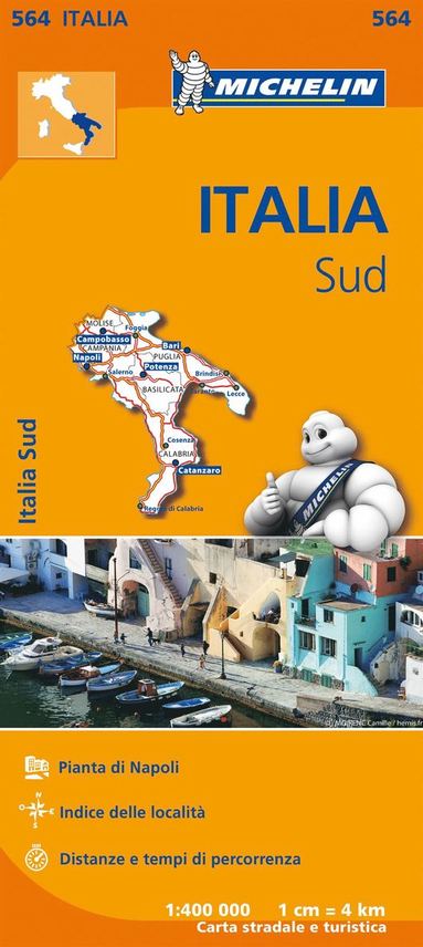 bokomslag Italy South - Michelin Regional Map 564