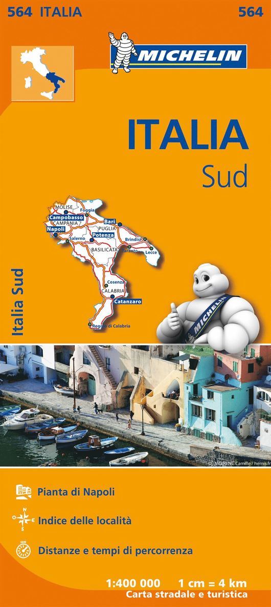 Italy South - Michelin Regional Map 564 1