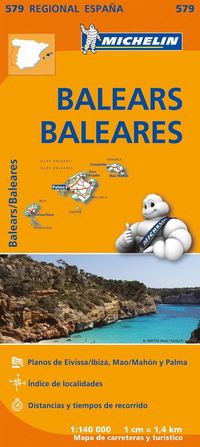 bokomslag Baleares - Michelin Regional Map 579