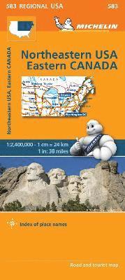 Northeastern USA, Eastern Canada - Michelin Regional Map 583 1