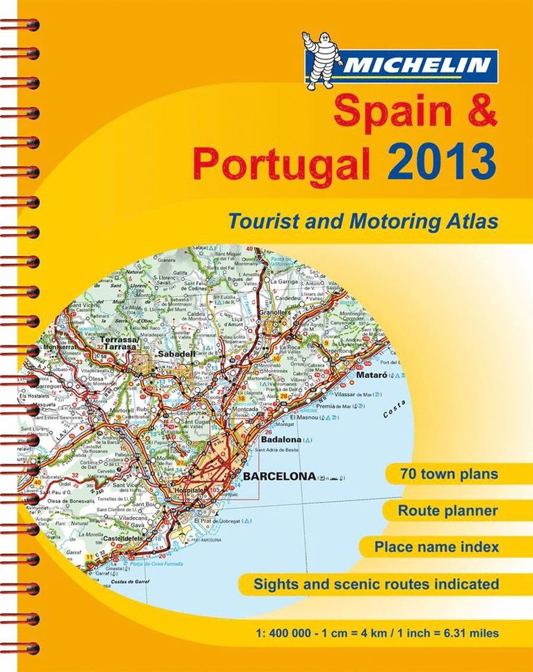 Spanien Portugal 2013 Atlas Michelin A4
