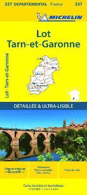 bokomslag Lot, Tarn-et-Garonne - Michelin Local Map 337
