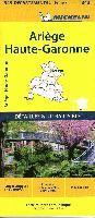 Ariege, Haute-Garonne - Michelin Local Map 343