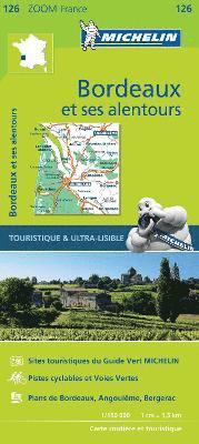 bokomslag Bordeaux & surrounding areas - Zoom Map 126