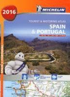 bokomslag Spanien Portugal 2016 Atlas Michelin A4 : 1:400000