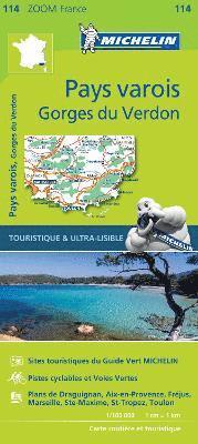 bokomslag Pays Varois, Verdon Gorges - Zoom Map 114