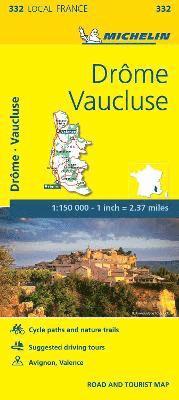 bokomslag Drome, Vaucluse - Michelin Local Map 332