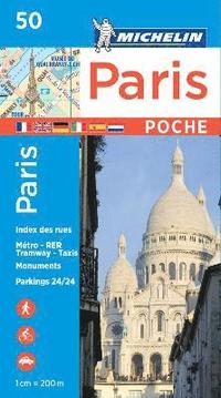 bokomslag Paris Pocket - Michelin City Plan 50