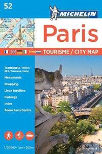 bokomslag Paris - Michelin City Plan 52