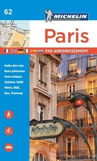 bokomslag Paris par arrondissement - Michelin City Plan 062