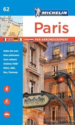 bokomslag Paris par arrondissement - Michelin City Plan 062