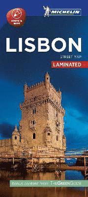 bokomslag Lisbon - Michelin City Map 9208: Laminated City Plan