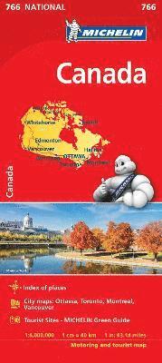 bokomslag Canada - Michelin National Map 766: Map