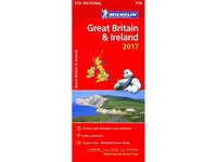bokomslag Storbritannien Irland 2017 Michelin 713 karta : 1:1milj