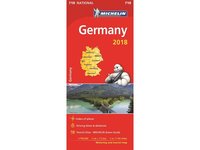 bokomslag Tyskland 2018 Michelin 718 Karta