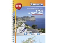 bokomslag Spain & portugal 2018 - tourist and motoring atlas (a4-spiral)