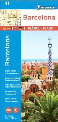 Barcelona Michelin map 41 - 1:12000 1