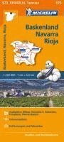 bokomslag Michelin Baskenland, Navarra, Rioja. Straßen- und Tourismuskarte 1:250.000