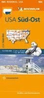 bokomslag Michelin USA Süd-Ost. Straßen- und Tourismuskarte 1:2.400.000